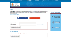 Desktop Screenshot of conta.cifras.com.br